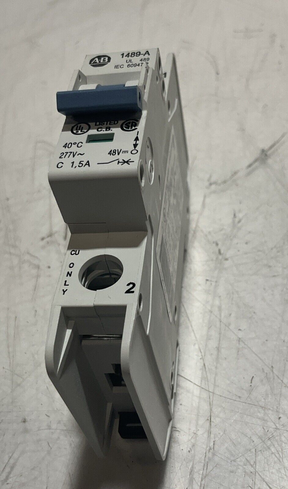 A-B  1489-A  MINIATURE CIRCUIT BREAKER  1 POLE  U3S