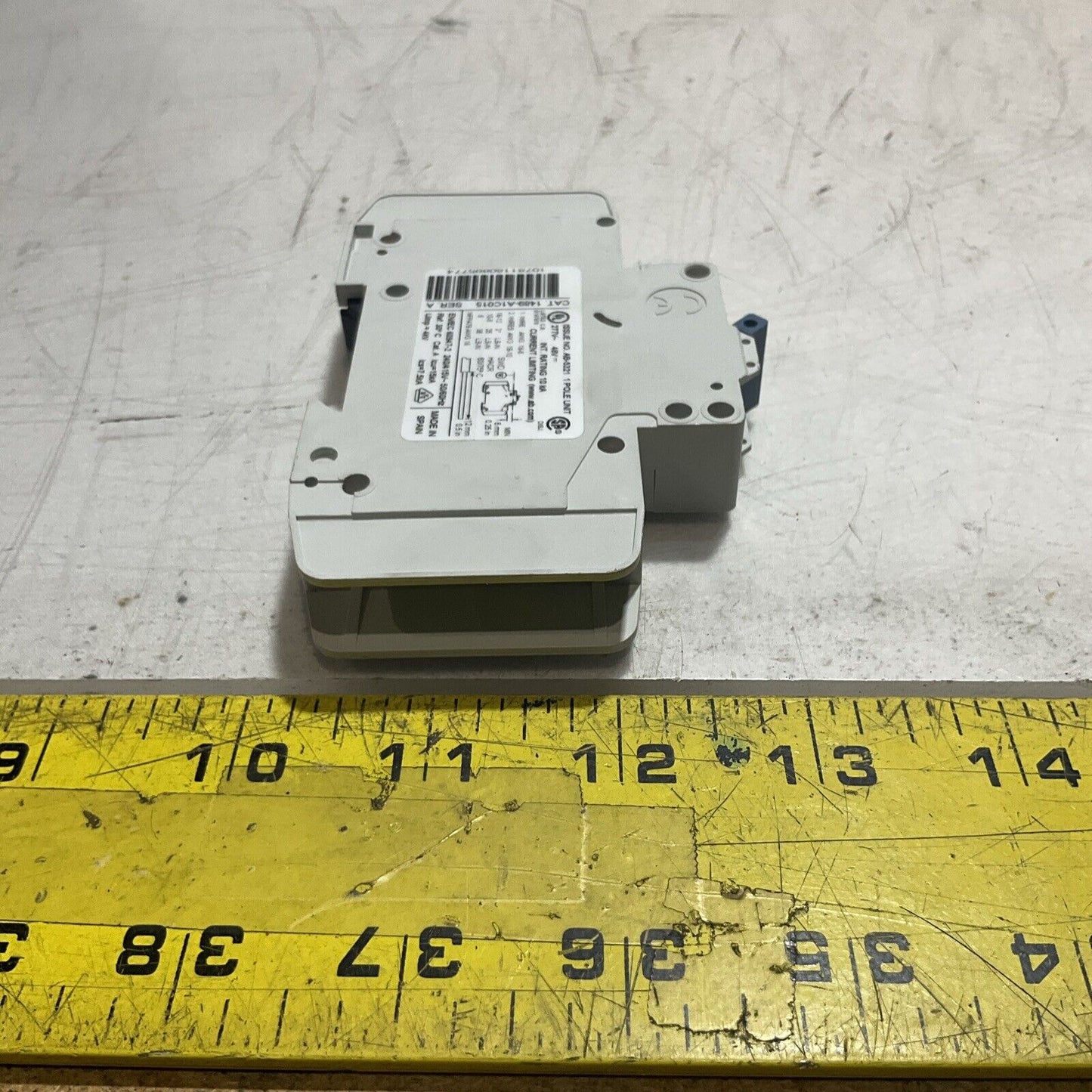 A-B  1489-A  MINIATURE CIRCUIT BREAKER  1 POLE  U3S