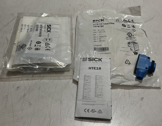SICK  HTE18-V4A1BB 1078750  PHOTOELECTRIC  SENSOR  LOT OF 2 U3S