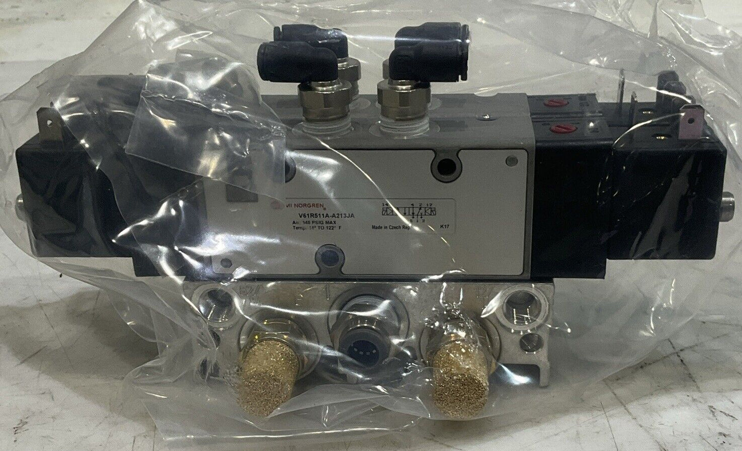 IMI NORGREN V61R511A-A213JA PNEUMATIC SOLENOID AIR VALVE 145PSIG U3S