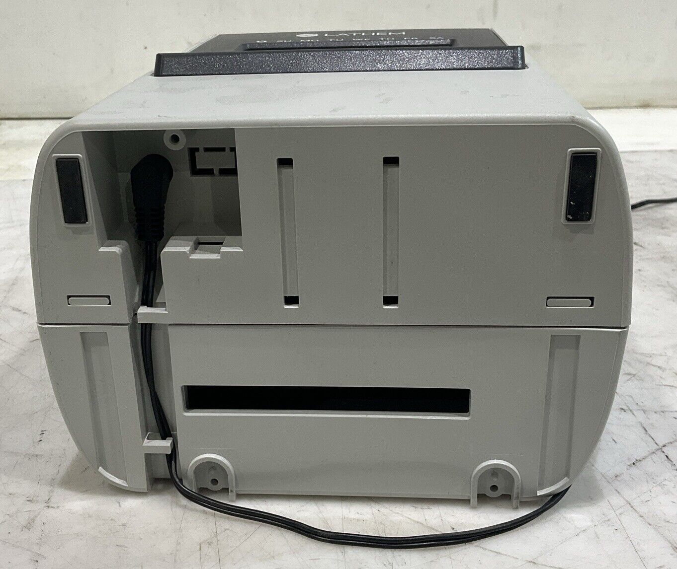 LATHEM 700E CALCULATING ELECTRONIC TIME CLOCK DIGITAL DISPLAY 12VDC/3A U3S