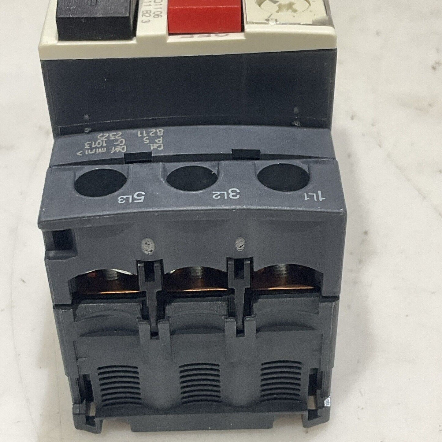 SCHNEIDER ELECTRIC GV2ME06 MOTOR CIRCUIT BREAKER 1-1.6 A 120-600VAC U3S