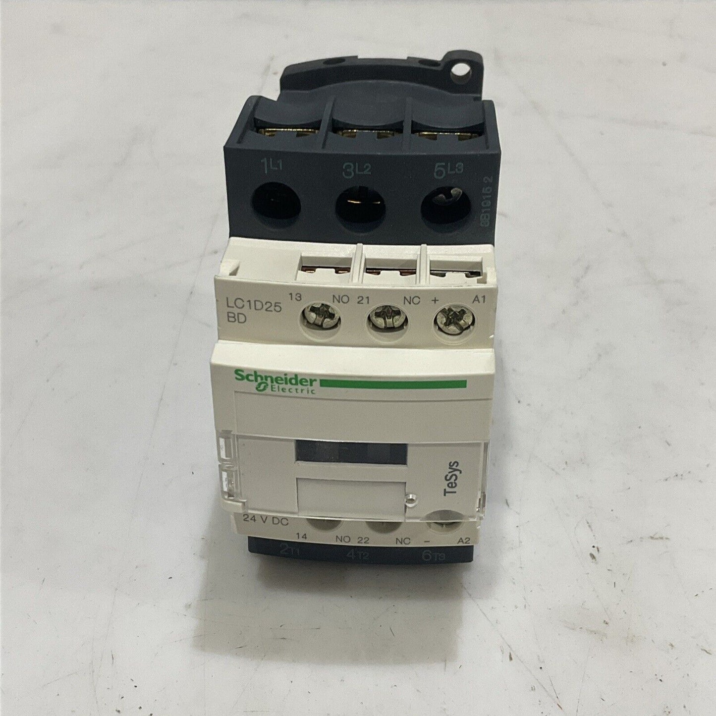 SCHNEIDER ELECTRIC LAD4TBDL LC1D25 CONTACTOR 25A  600V 50/60 HZ U3S