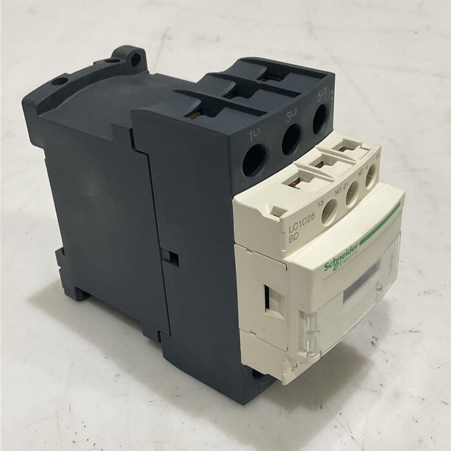 SCHNEIDER ELECTRIC LAD4TBDL LC1D25 CONTACTOR 25A  600V 50/60 HZ U3S