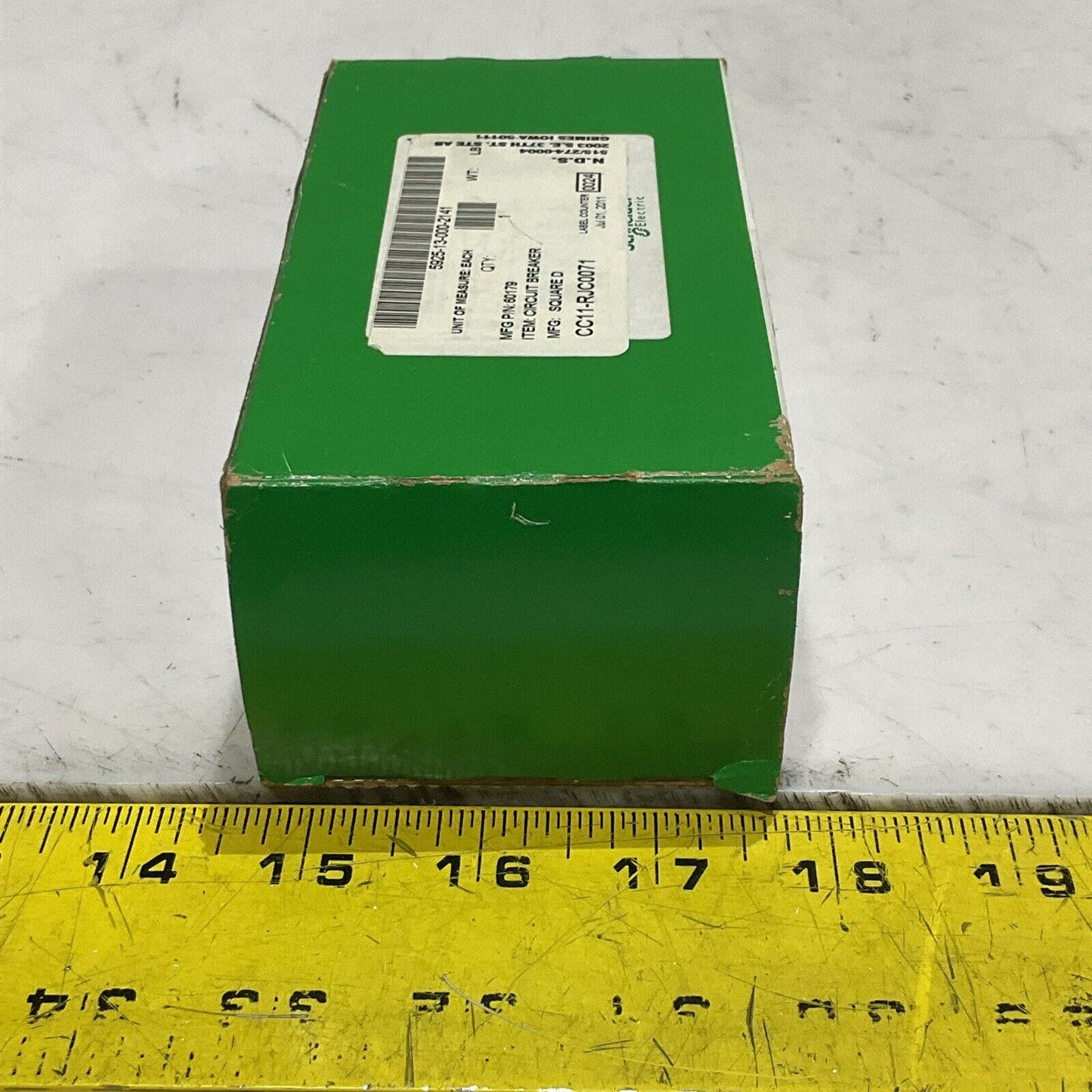 SCHNEIDER ELECTRIC 60179 C15A C60 MULTI 9 MINI CIRCUIT BREAKER 240V 50/60 HZ U3S