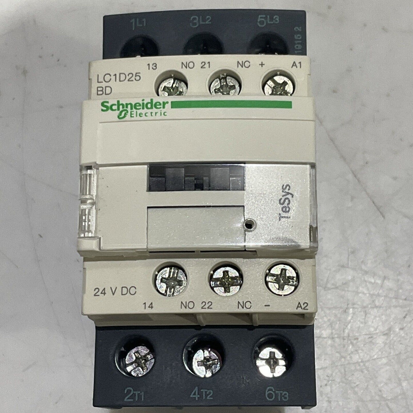 SCHNEIDER ELECTRIC LAD4TBDL LC1D25 CONTACTOR 25A  600V 50/60 HZ U3S