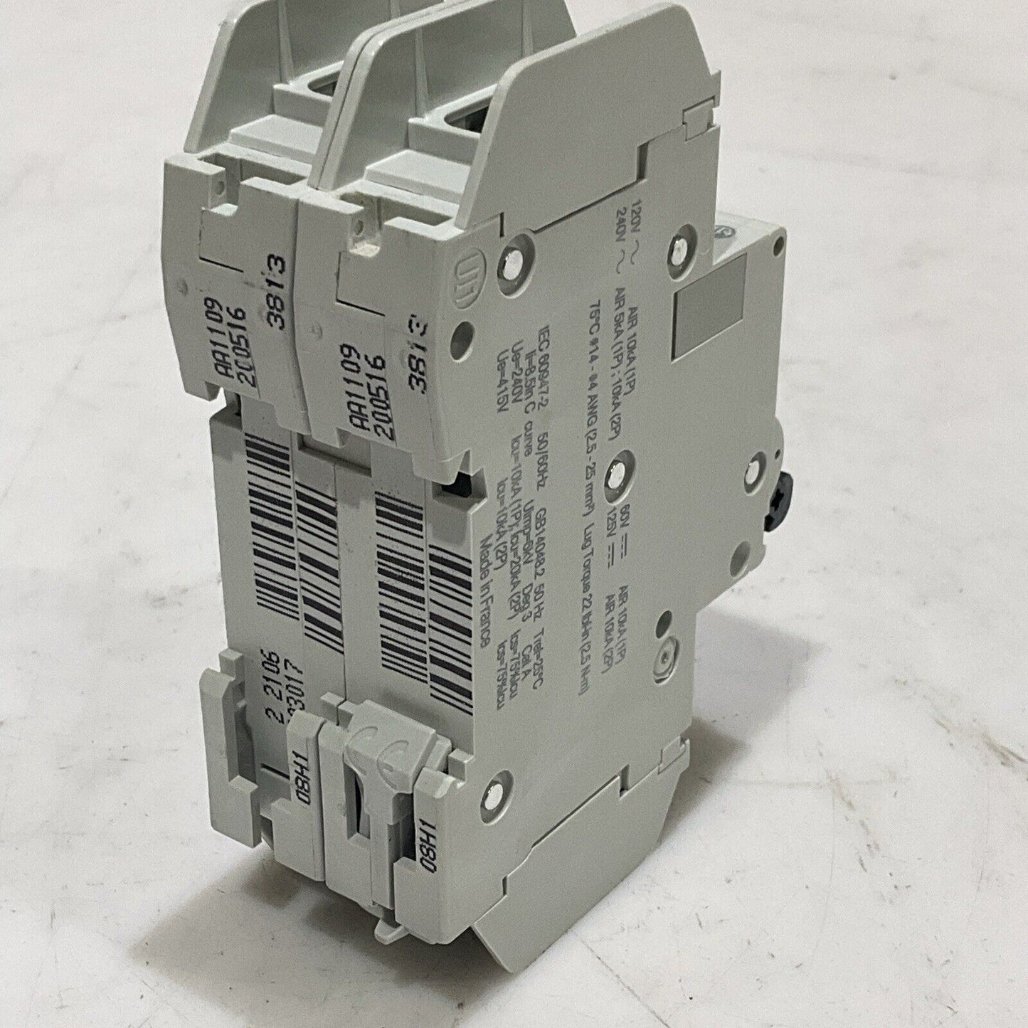 SCHNEIDER ELECTRIC MULTI 9 C60 2P C6A 60141 MINI CIRCUIT BREAKER 240V 125V U3S