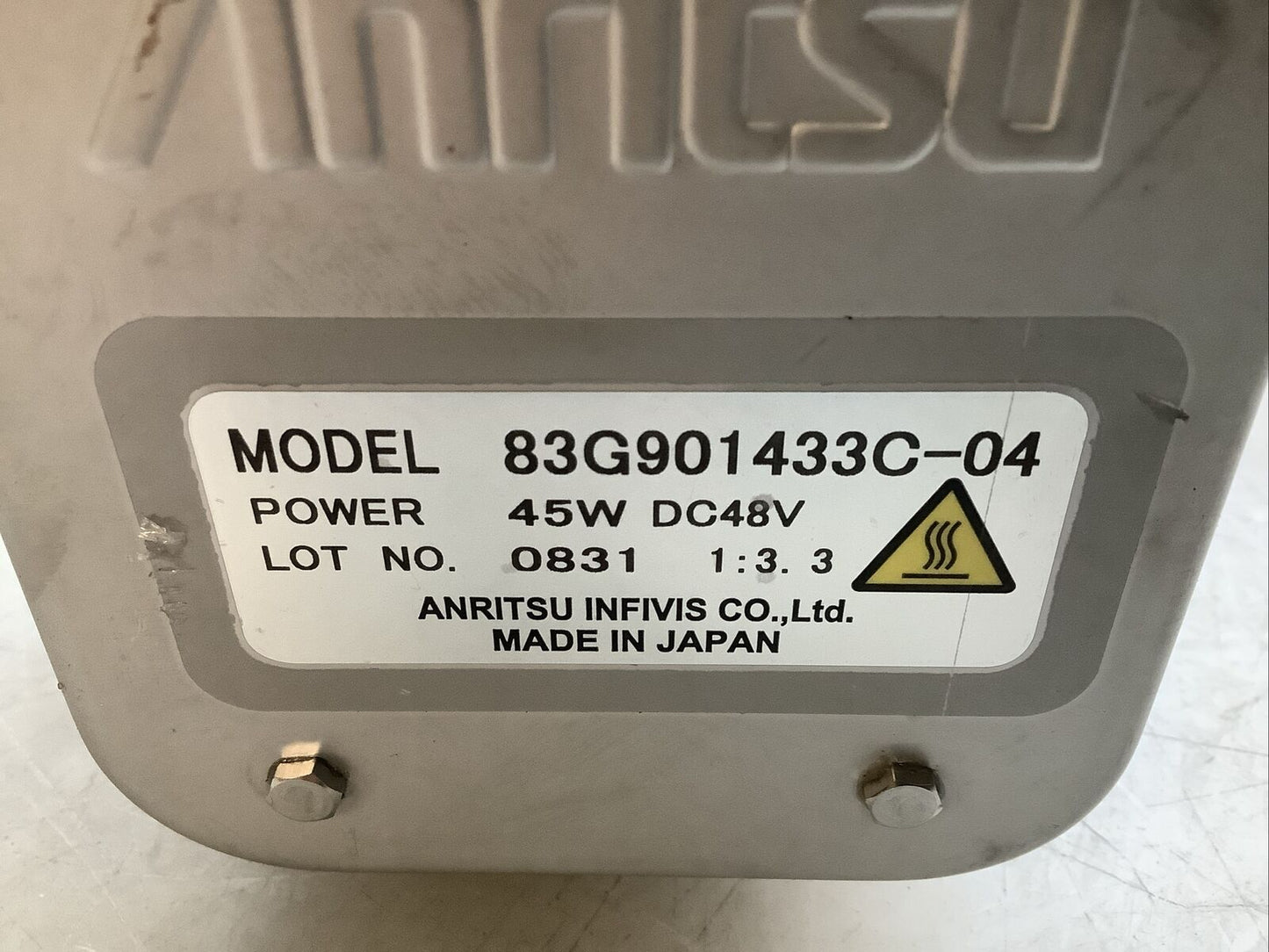 ANRITSU 83G901433C-04 GEARMOTOR 45W 48VDC U3S