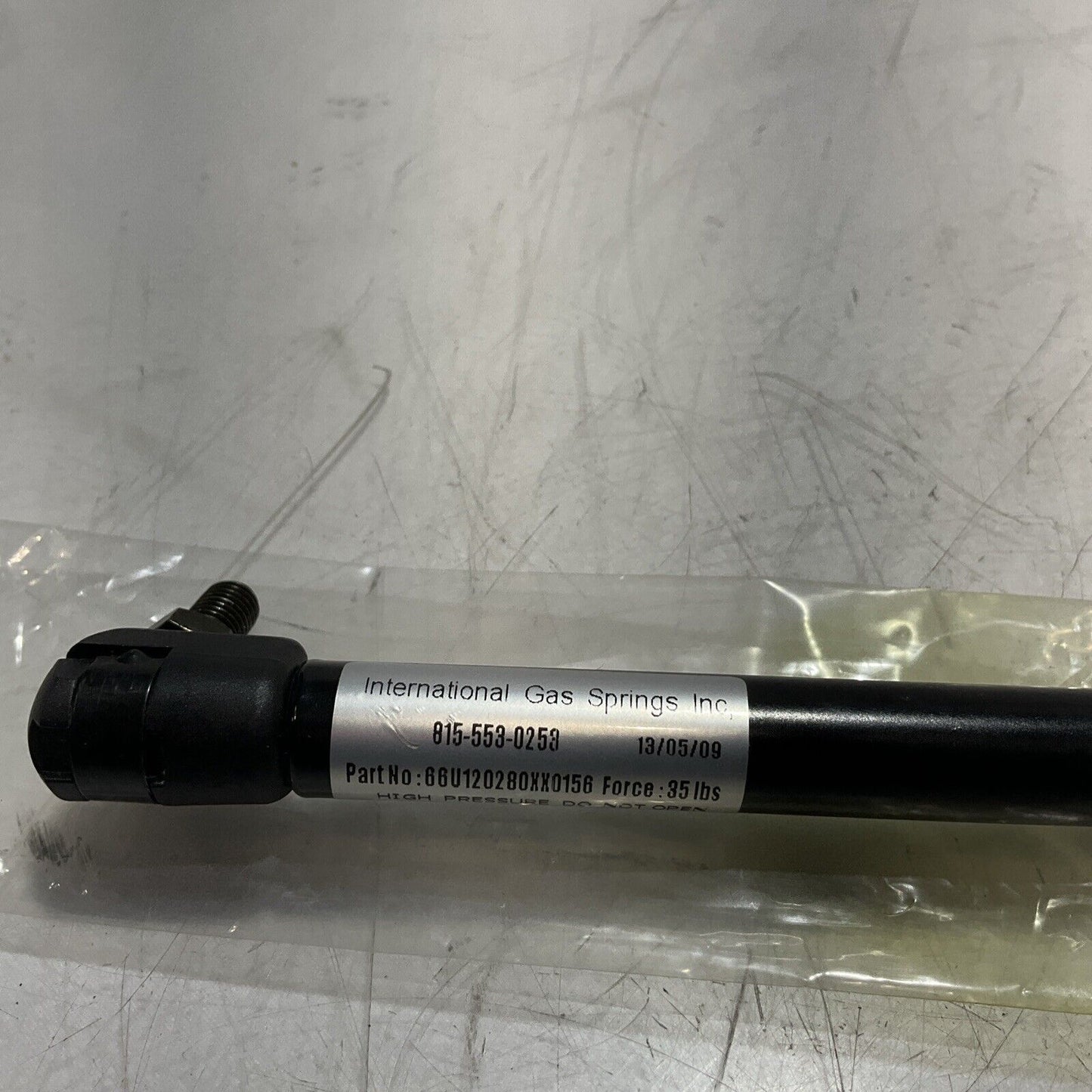 INTERNATIONAL GAS  66U120280XX0156 HIGH PRESSURE SPRING GAS  35LBS FORCE  U3S