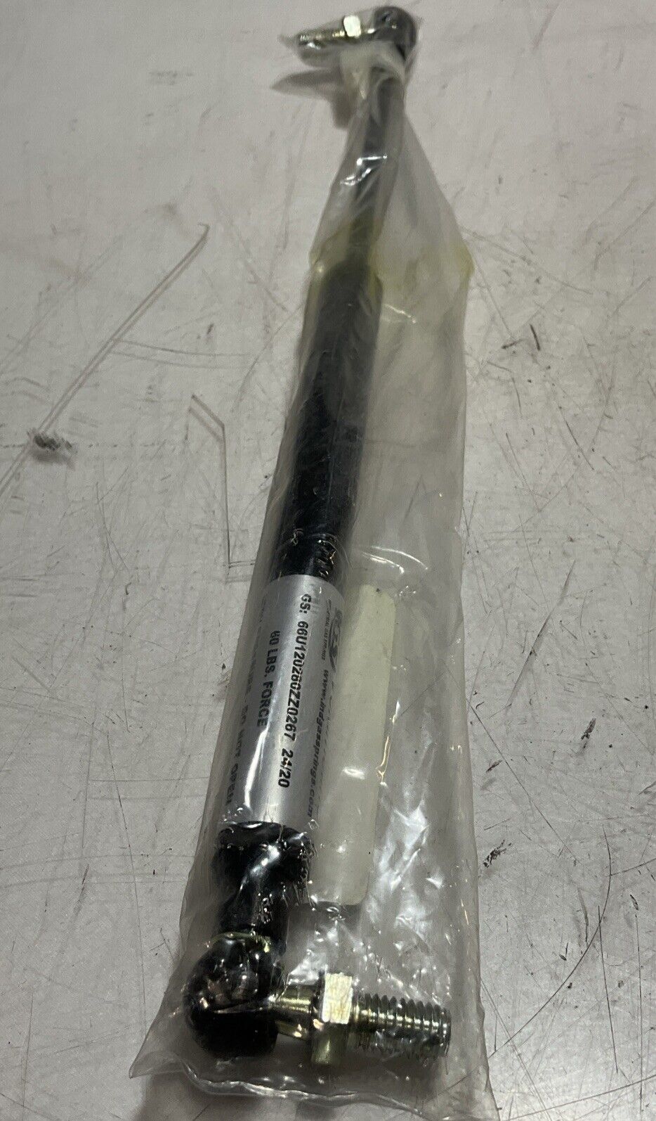 IGS VOLUMELINE 66U120280ZZ0267  24/20 HIGH PRESSURE SPRING GAS 60LBS FORCE  U3S