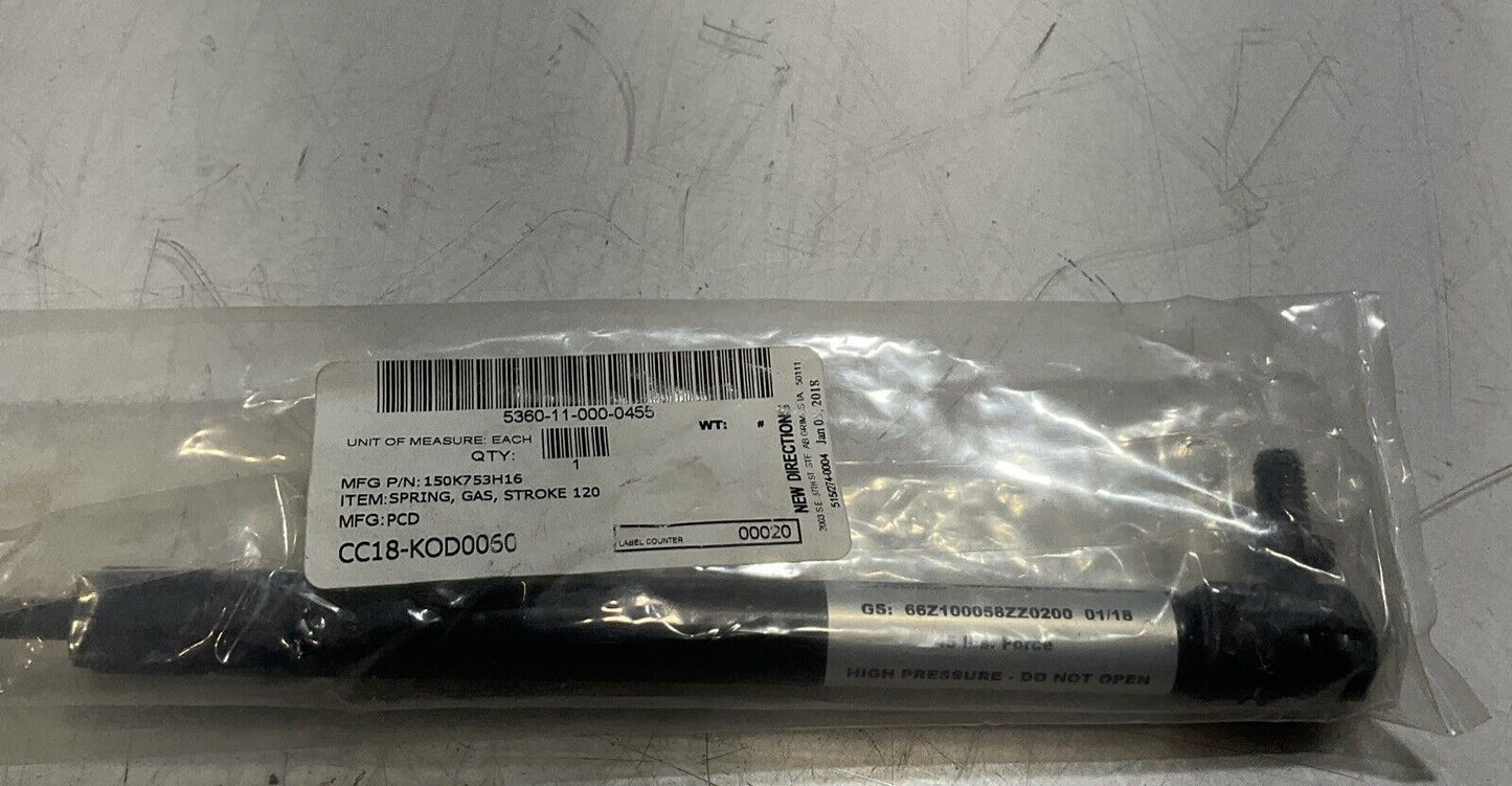 IGS VOLUMELINE 66Z100058ZZ0200 01/18 HIGH PRESSURE SPRING GAS  45LBS FORCE  U3S