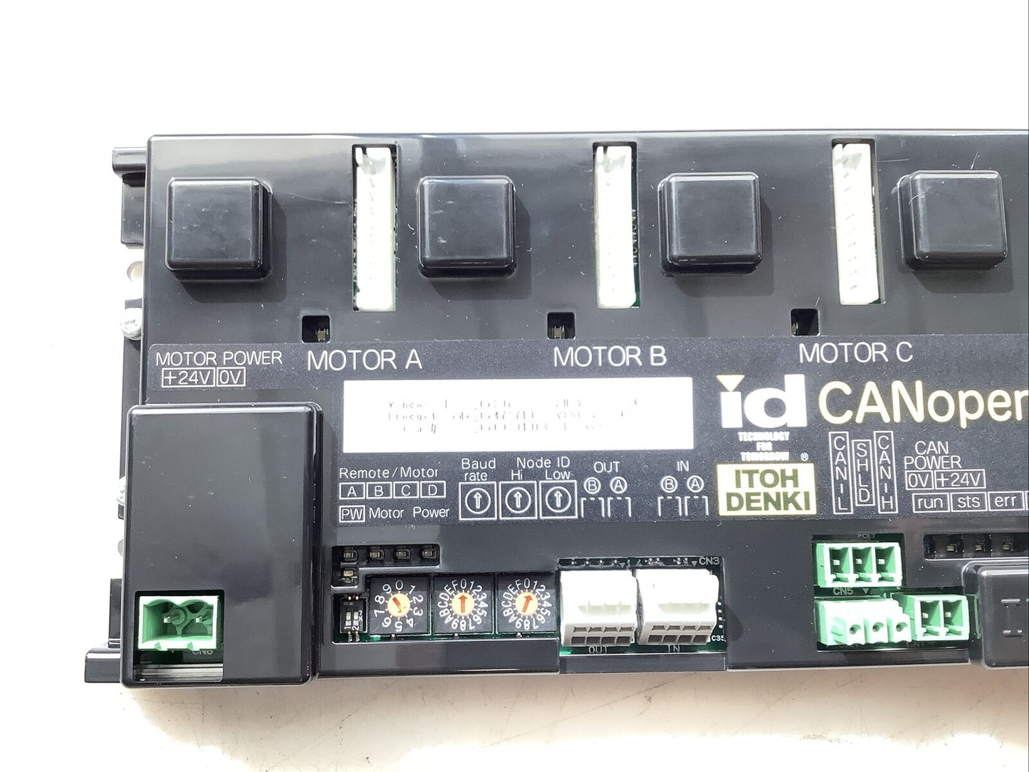 ITOH DENKI IB-N03 CANOPEN REMOTE MOTOR MODULE V850 24VDC U3S