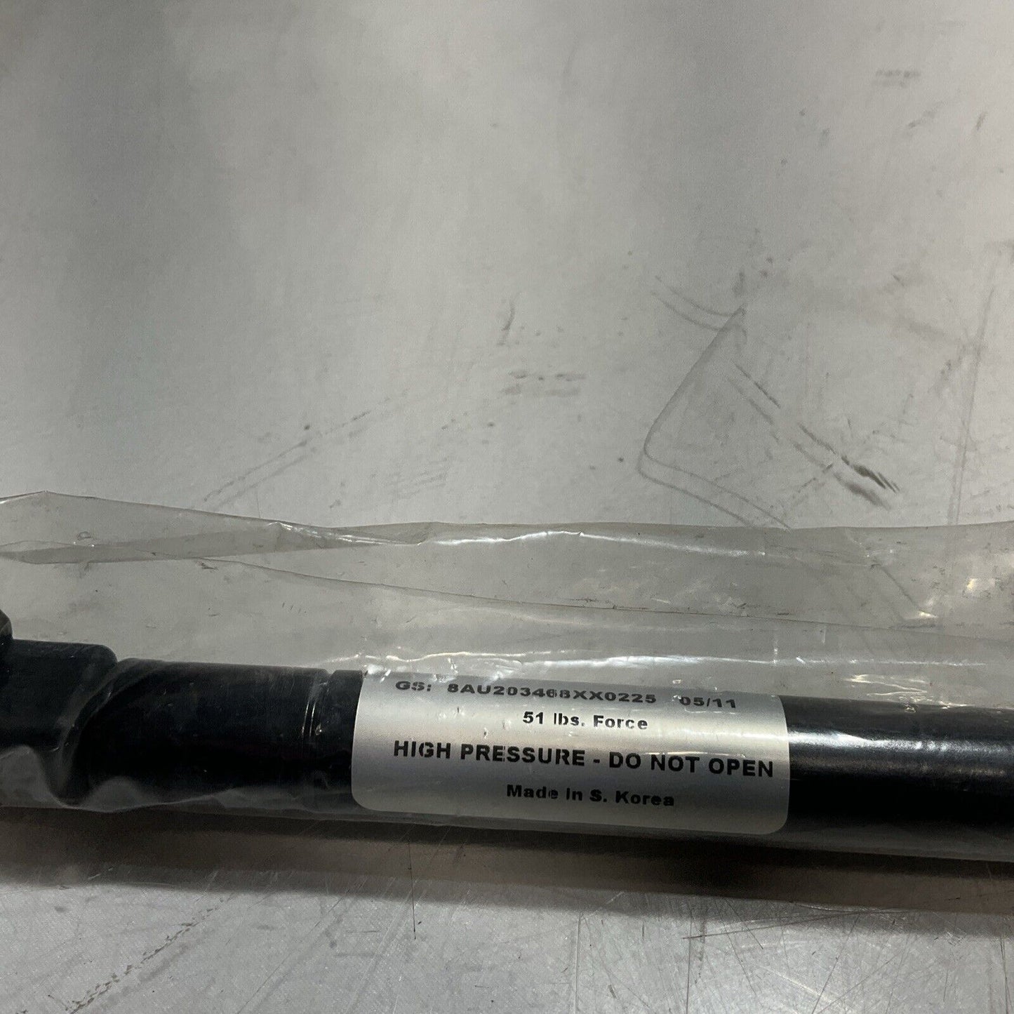 IGS  VOLUMELINE 8AU203468XX0311 5/11  HIGH PRESSURE  GAS SPRING 70LBS FORCE  U3S