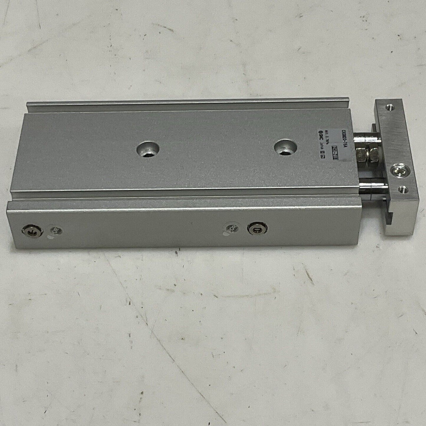 SMC CXSM20-75A CXS0G08 PNEUMATIC CYLINDER 20MM BORE X 75 STROKE DUAL ROD U3S