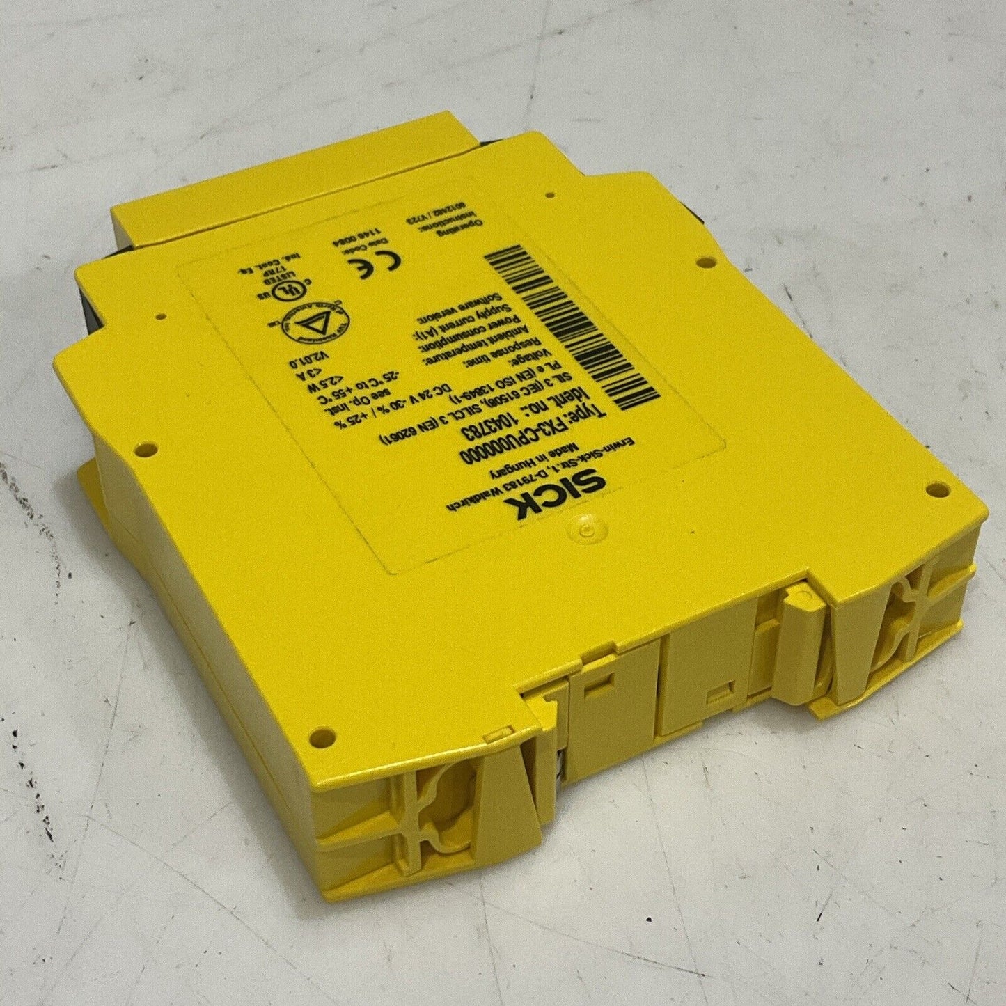 SICK FX3-CPU000000 1043783 FLEXI SOFT SAFETY RELAY MAIN MODULE 24V 3A 2.5 W U3S