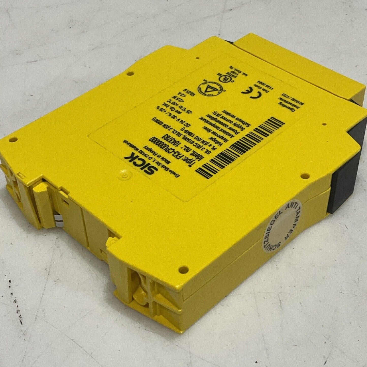 SICK FX3-CPU000000 1043783 FLEXI SOFT SAFETY RELAY MAIN MODULE 24V 3A 2.5 W U3S