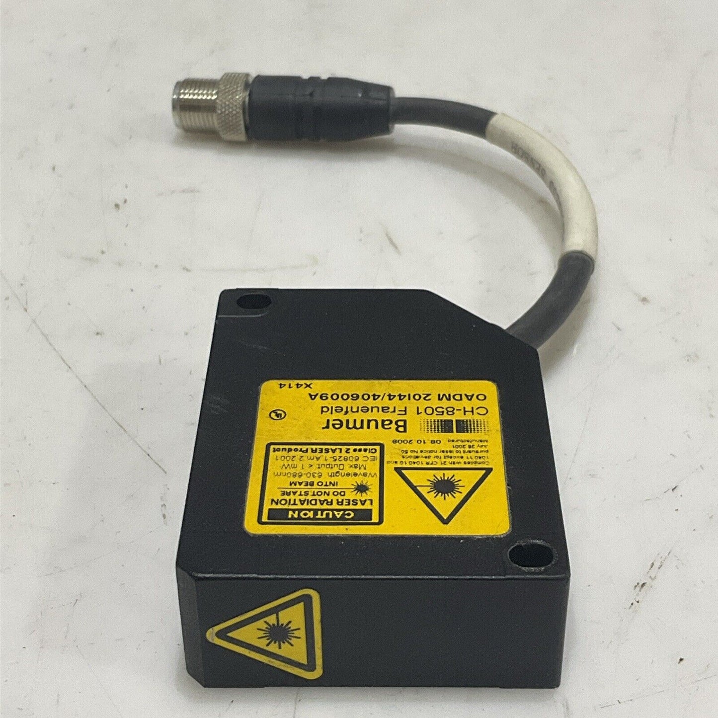 BAUMER OADM 20I44/406009A PHOTOELECTRIC DISTANCE SENSOR LONG 28V RANGE 675NM U3S