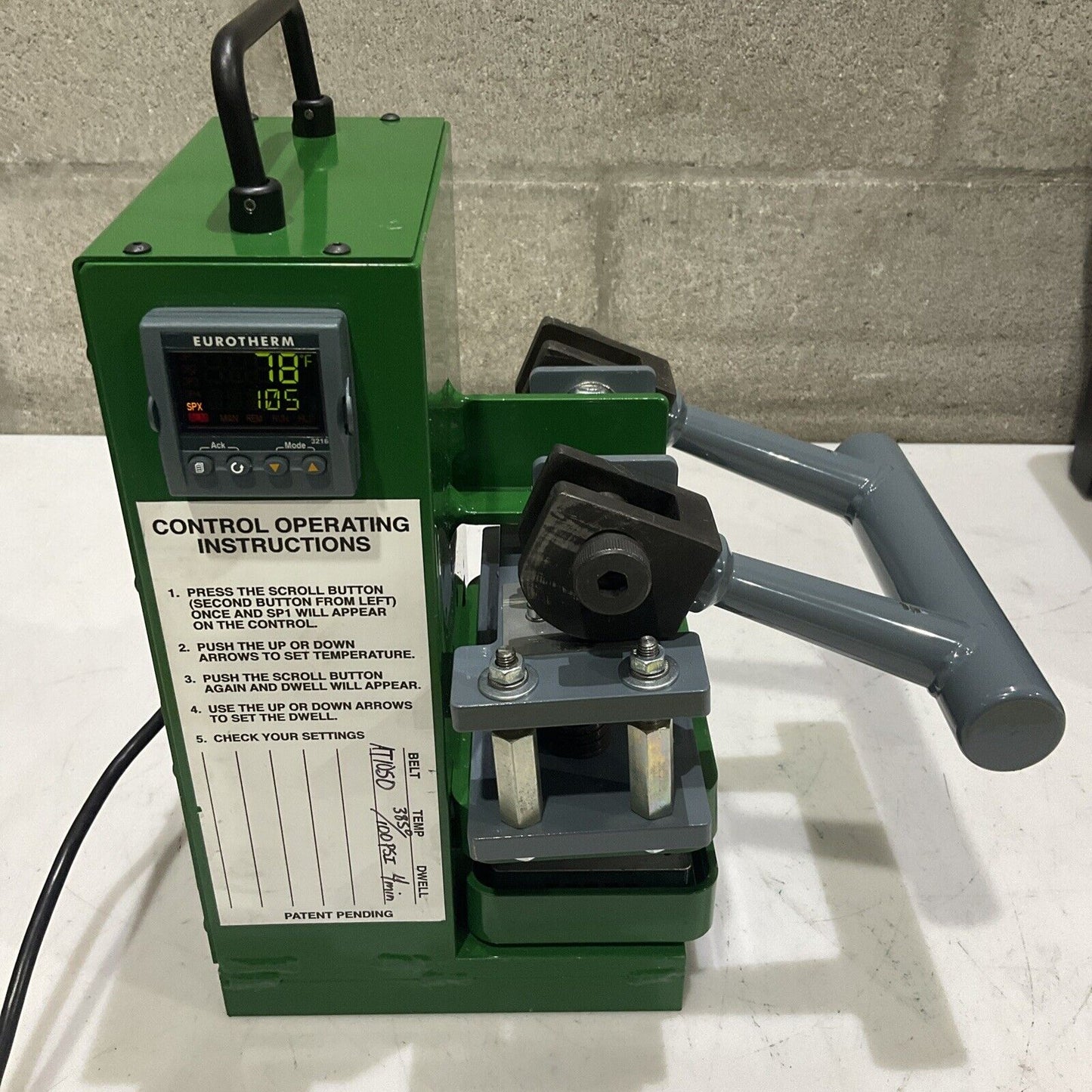 HABASIT MINI-SPLICER AT1050 05-0811-D53195 BELT WELDING CLAMP TOOL 100PSI U3S