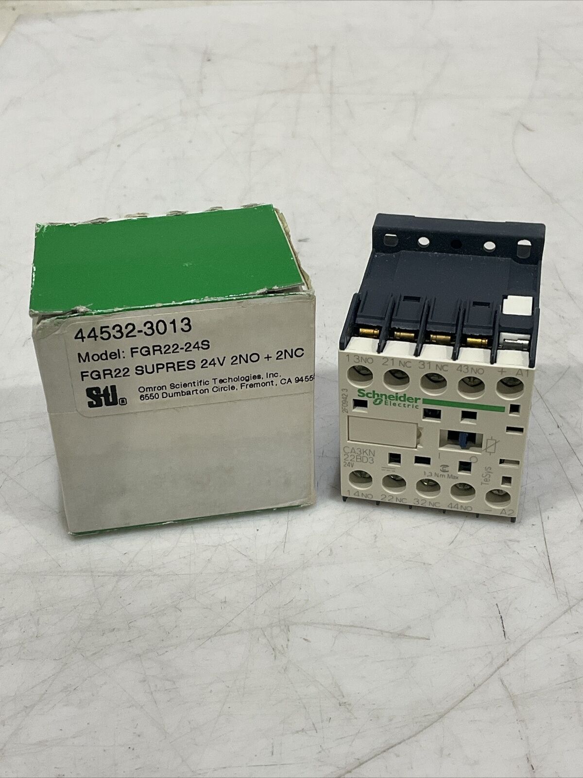 SCHNEIDER ELECTRIC FGR22-24S CA3KN-22BD3 CONTROL RELAY U3S