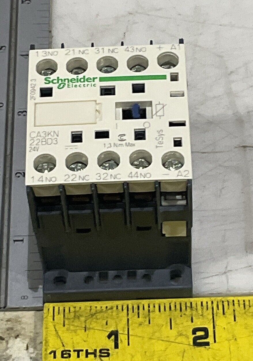 SCHNEIDER ELECTRIC FGR22-24S CA3KN-22BD3 CONTROL RELAY U3S