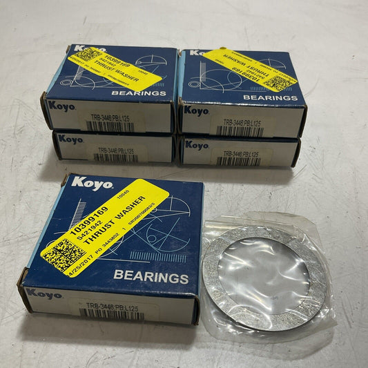 KOYO  TRB-3446;PB;L125  THRUST  ROLLER  BEARINGS  LOT OF  5 U3S