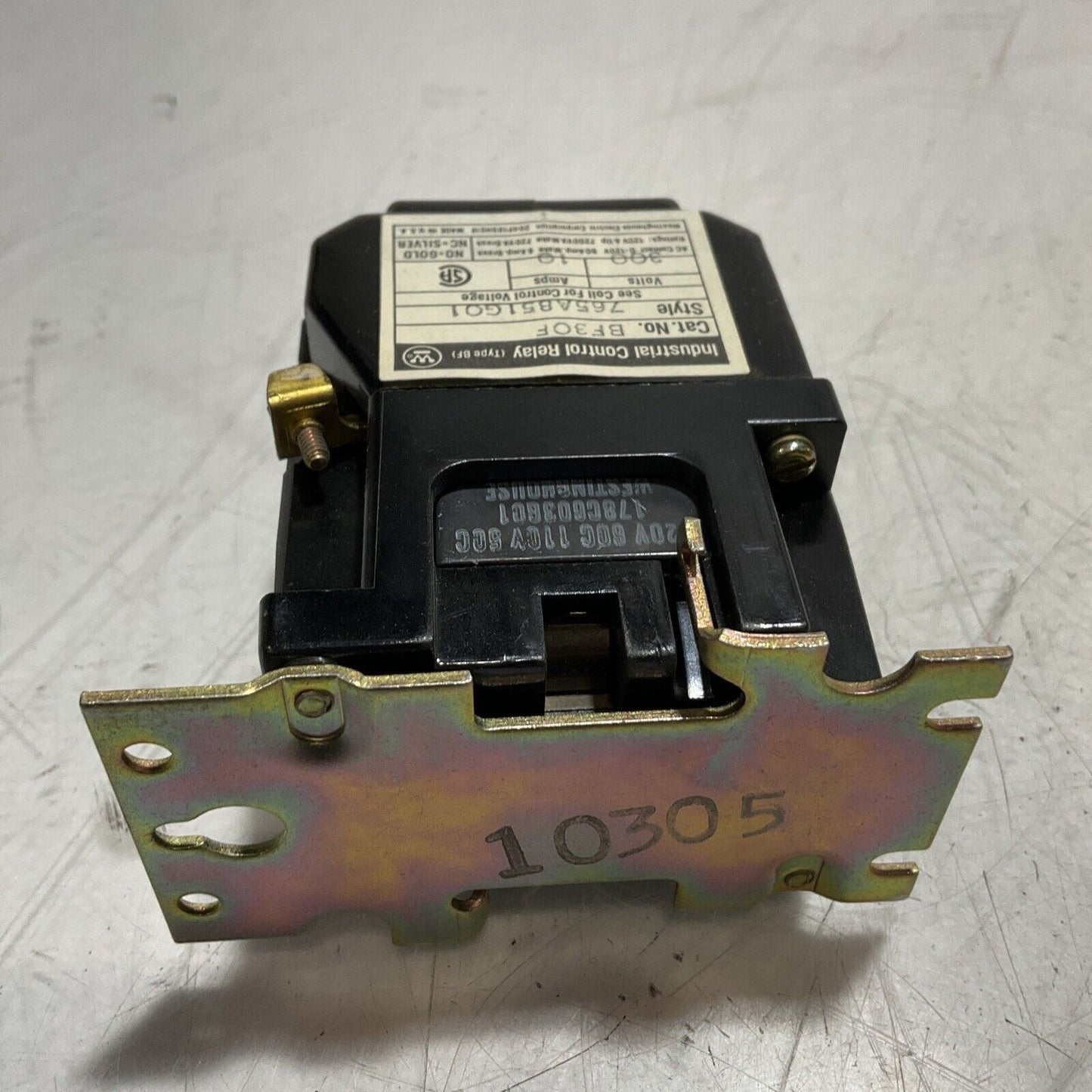 WESTINGHOUSE  BF30F  INDUSTRIAL  CONTROL  RELAY  U3S