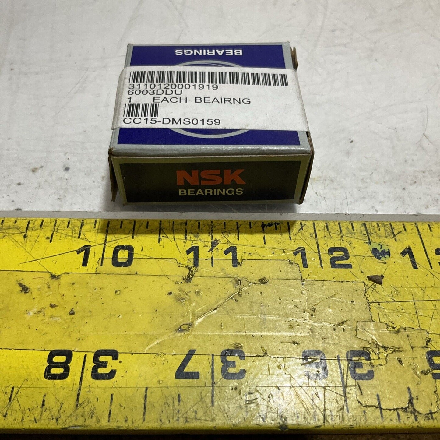 NSK  6003DDUC3  DEEP GROOVE  BEARINGS  LOT OF 4  U3S