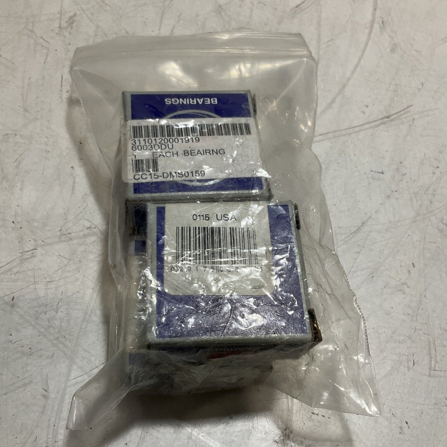 NSK  6003DDUC3  DEEP GROOVE  BEARINGS  LOT OF 4  U3S