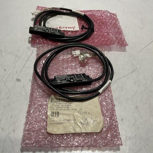 SCHMERSAL   BNS36-02/10Z-R3,OM  SAFETY  SENSOR CABLE LOT OF 2 U3S