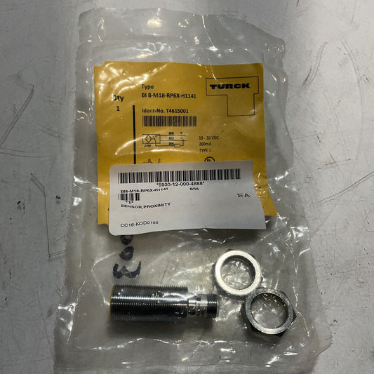 TURCK  BI8-M18-RP6X-H1141  PROXIMITY  SENSOR  U3S