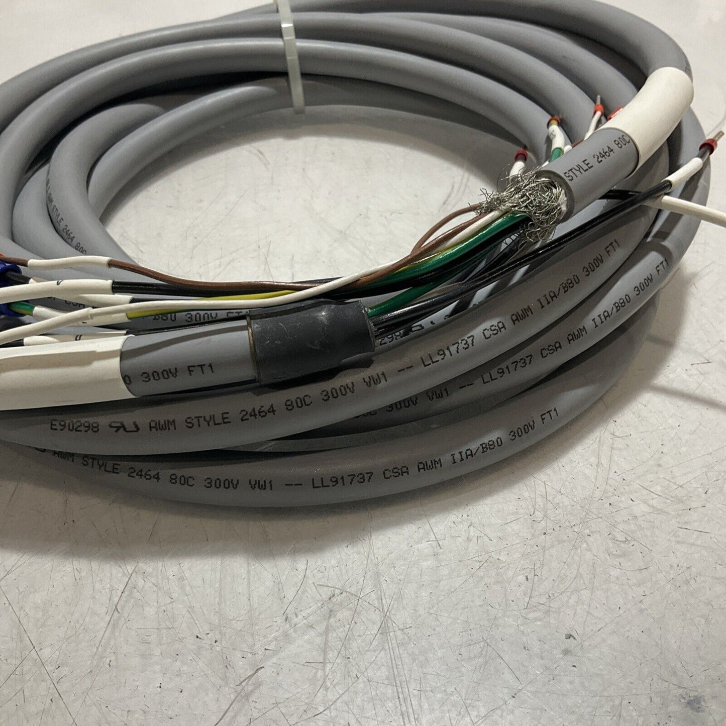 TURCK   E90298-STYLE 2464  CABLE ASSEMBLY  LOT OF 2  U3S