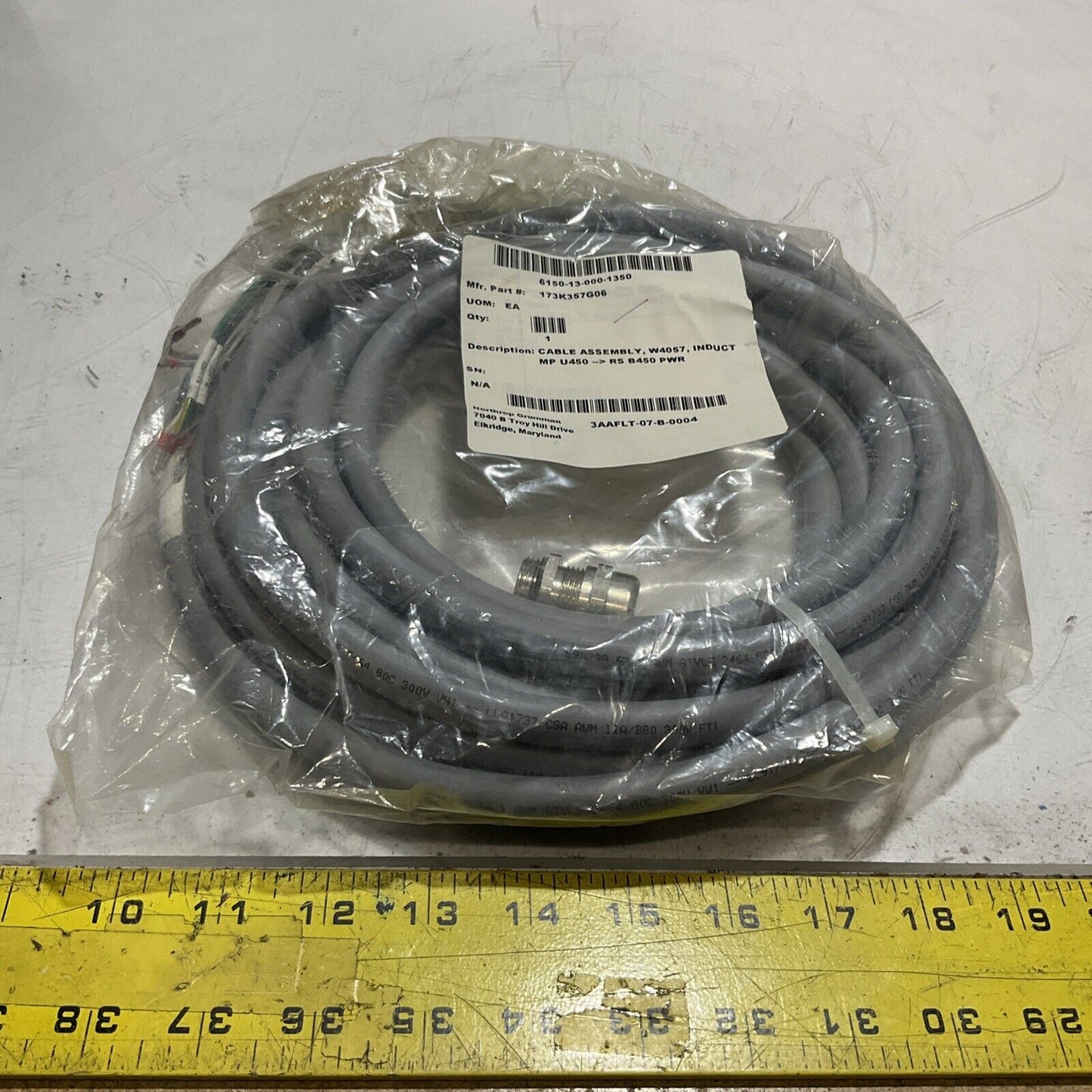 TURCK   E90298-STYLE 2464  CABLE ASSEMBLY  LOT OF 2  U3S