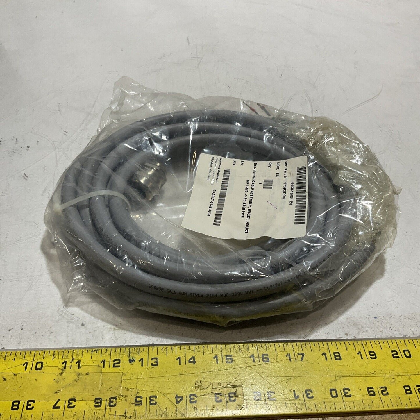 TURCK   E90298-STYLE 2464  CABLE ASSEMBLY  LOT OF 2  U3S