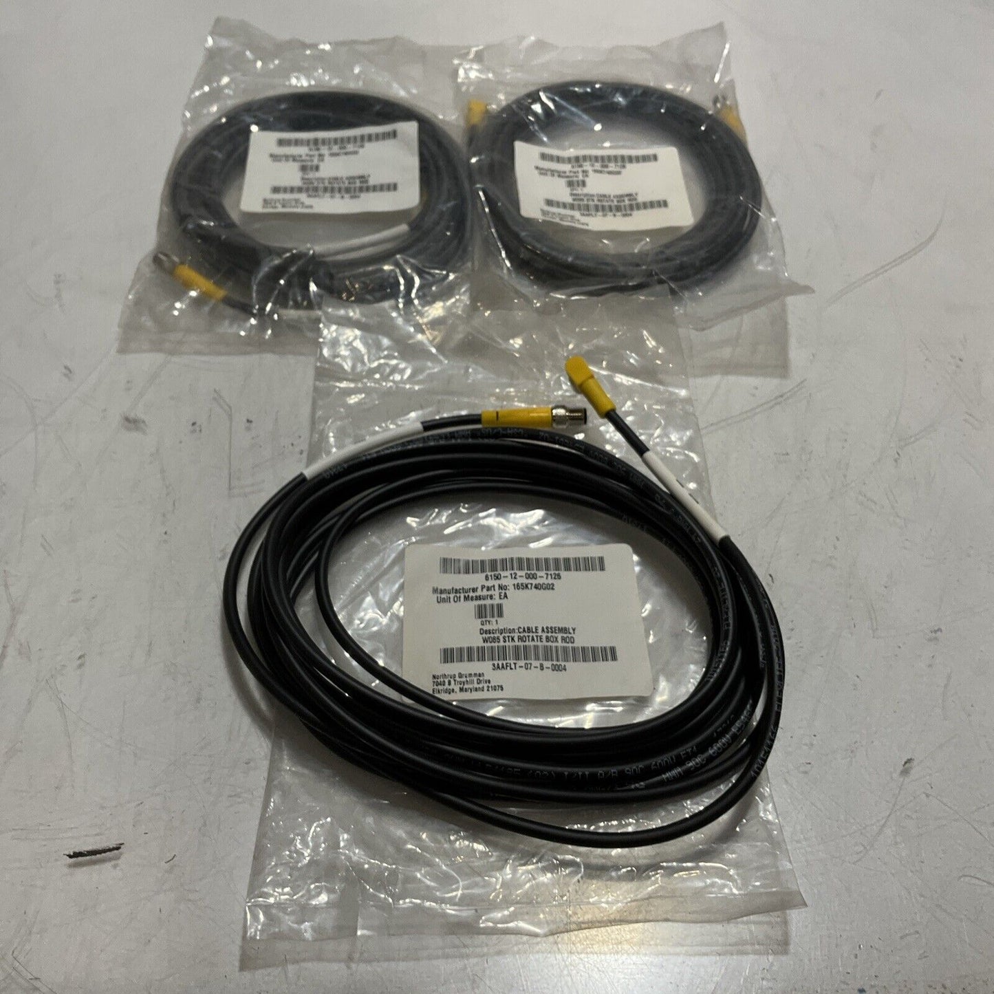 TURCK  10151166  FLEXLIFE CABLE ASSEMBLY W085 STK ROTATE BOX  ROD  LOT OF 3  U3S