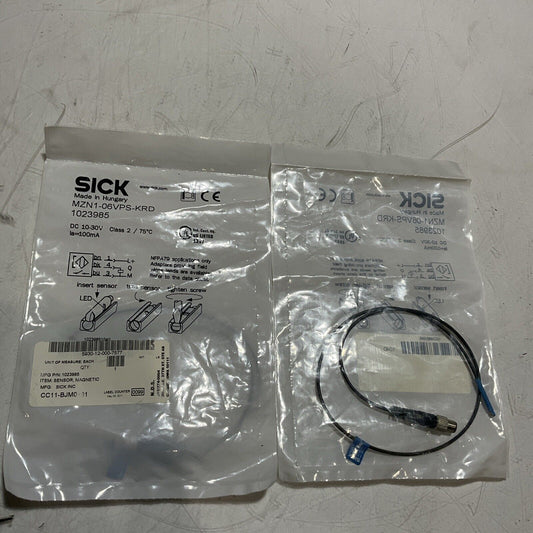 SICK  MZN1-06VPS-KRD  MAGNETIC SENSOR  LOT OF 2 U3S