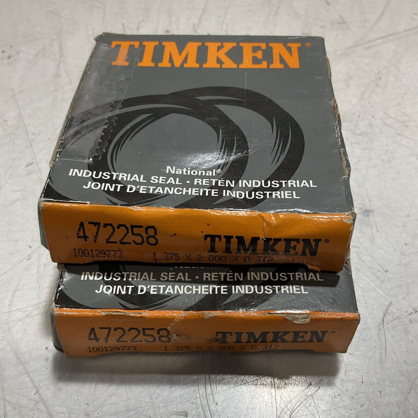 TIMKEN  472258  DIFFERENTIAL  PINION  OIL SEAL  LOT  OF  2  U3S