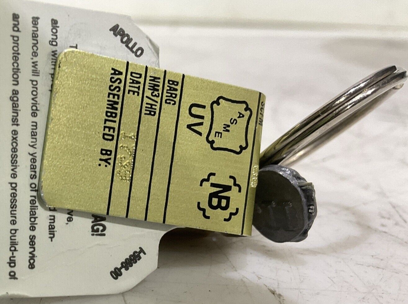 APOLLO RVA5 15-112 1/4 NPT RELIEF VALVE U3S