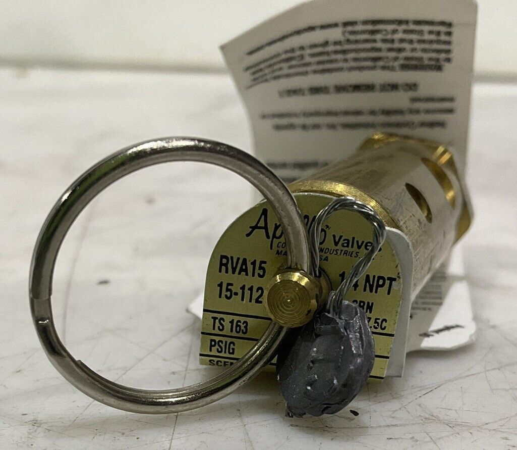 APOLLO RVA5 15-112 1/4 NPT RELIEF VALVE U3S