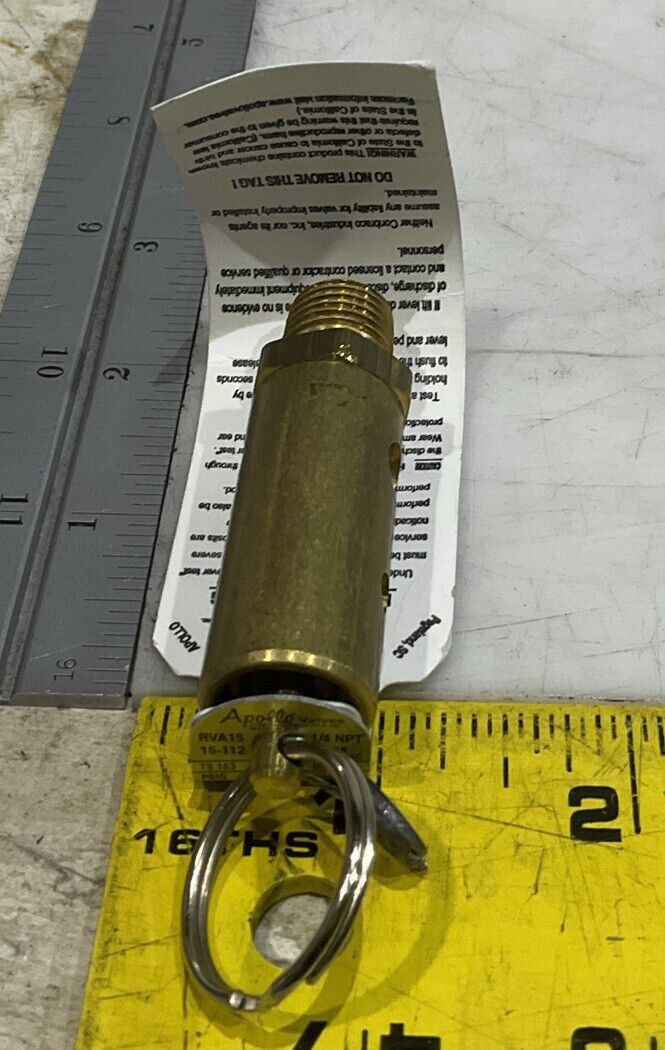 APOLLO RVA5 15-112 1/4 NPT RELIEF VALVE U3S