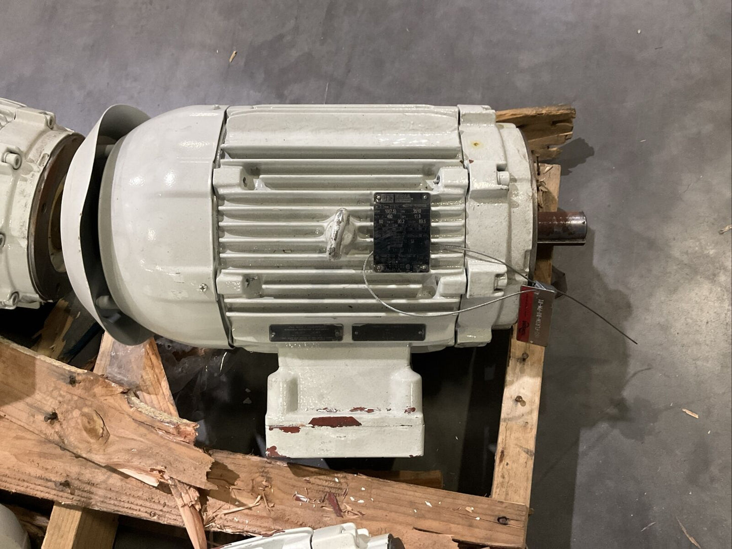 WEG Z01036XTQ011510 MOTOR 215TC 3PH 10HP 3510RPM 460V 11.9A 60HZ