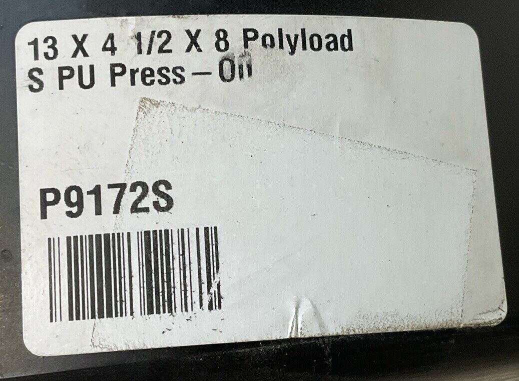 POLYLOAD P9172S POLYURETHANE PRESS-ON FORKLIFT WHEEL U3S