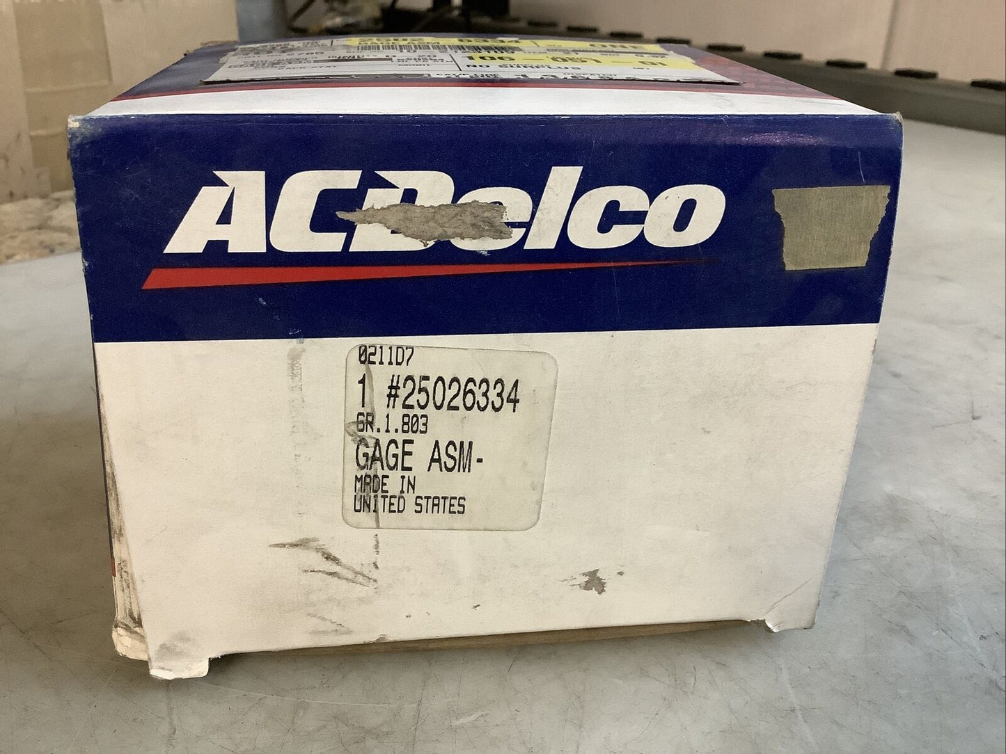 ACDELCO 25026334 OIL PRESSURE GAUGE 476