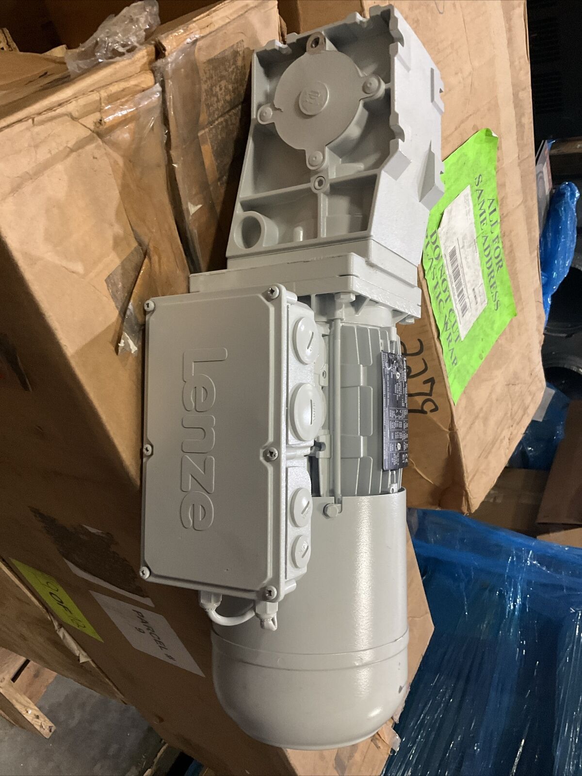 LENZE GKR04-2M HAR 080C42 MDEMABS 080-42 AC GEARBOX MOTOR 1.1KW 20MM U3S