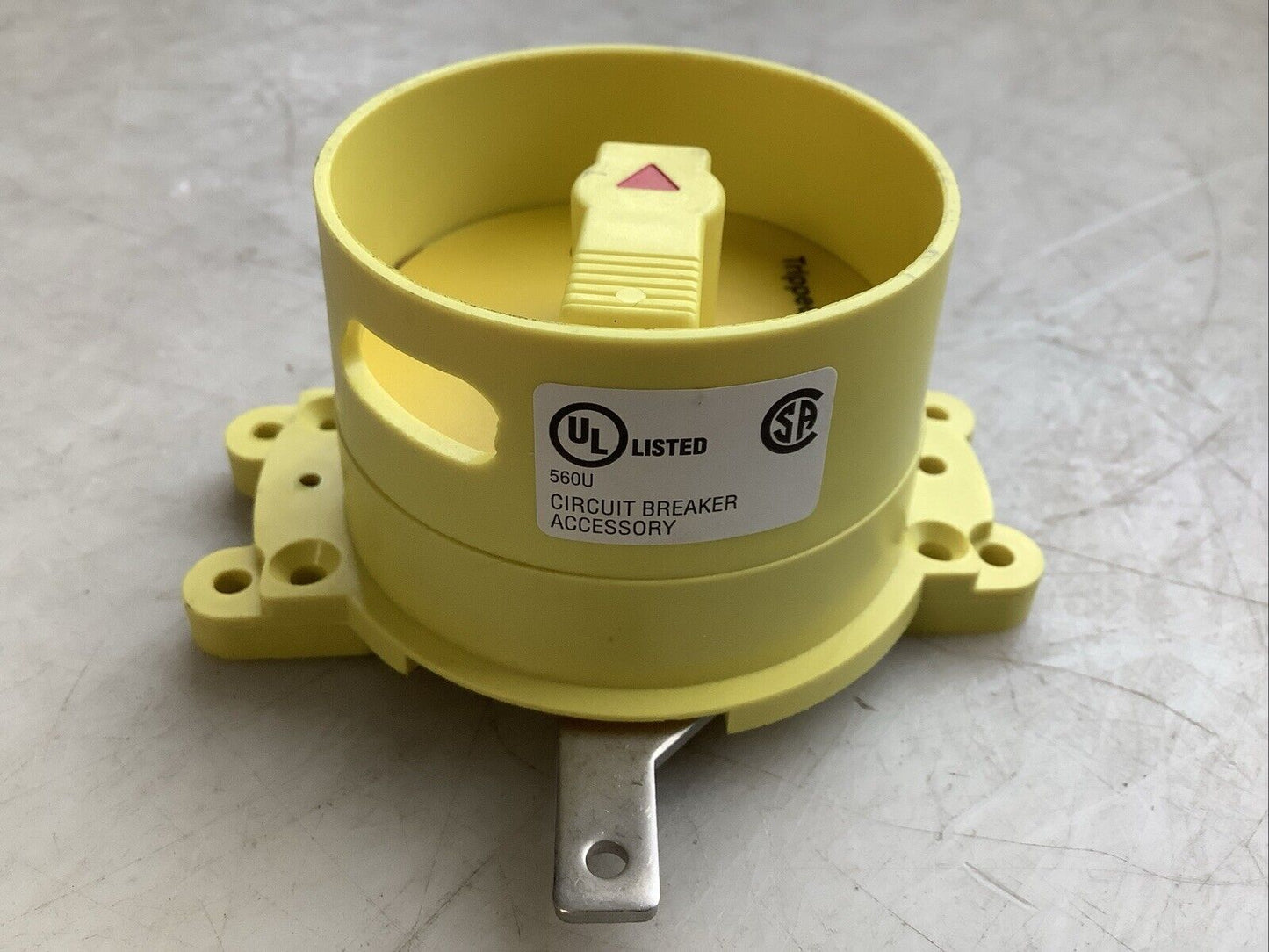 EATON HRGCC3S YELLOW SHROUDED ROTARY HANDLE FOR BREAKER SWITCH U3S