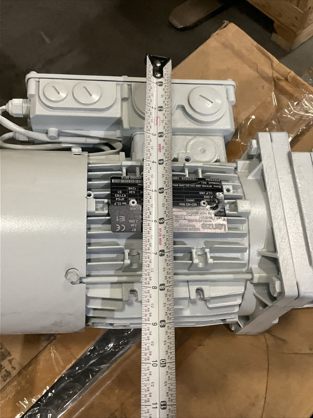 LENZE GKR04-2M HAR 080C42 MDEMABS 080-42 AC GEARBOX MOTOR 1.1KW 20MM U3S