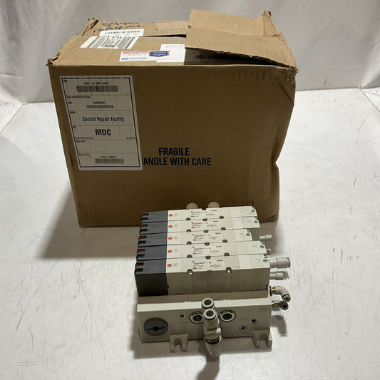 SMC VV5Q41-05-DAMO1160 VQ4401-5 MANIFOLD VALVE U3S
