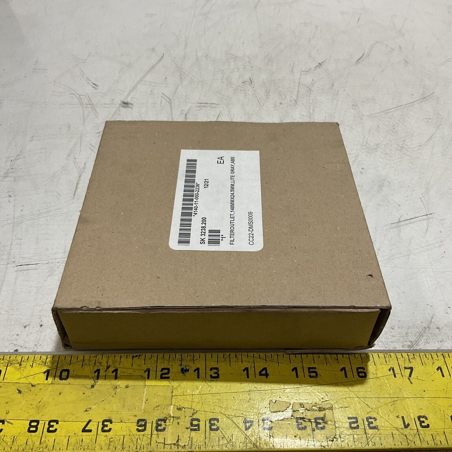 RITAL  SK3238-200  AIR OUTLET  FILTER  148MMX5MM LITER GRAY ABS  LOT OF 13  U3S