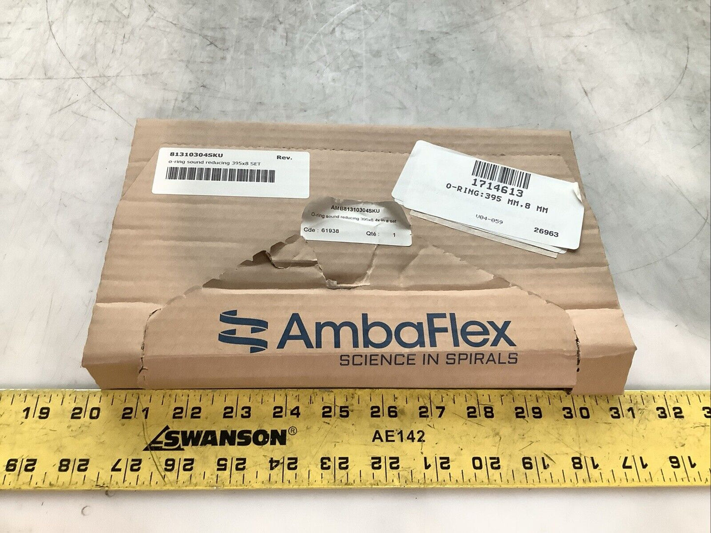 AMBAFLEX 81310304SKU O-RING SET 395X8 C2H