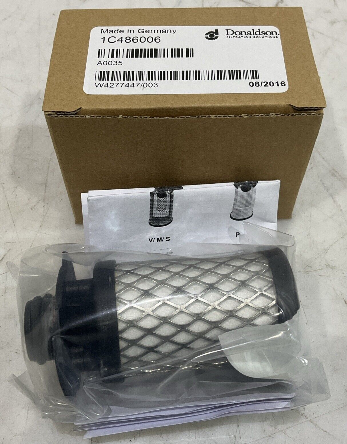 DONALDSON A0035 COMPRESSED AIR FILTER 1C486006 C2H