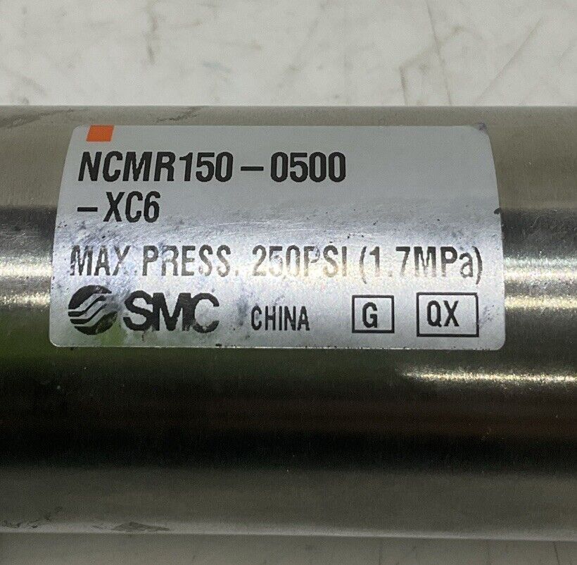SMC NCMR150-0500-XC6 ROUND BODY CYLINDER 250PSI C2H